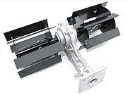 насадка-пропольник хопер yk-w001 для трим. вал 26мм, 9 шлицов