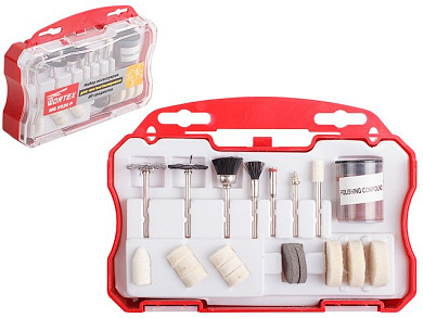 mgk020p11511 набор шлиф.насадок для гравера wortex 20пр.