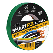 изолента smartfix electro 15мм 20м зеленая
