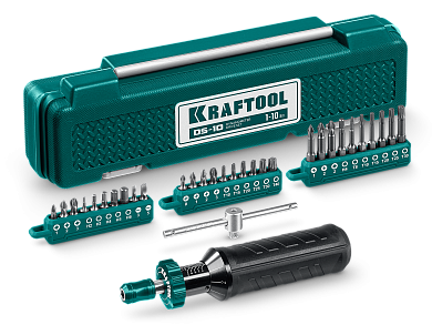 64037 отвертка динамометрическая kraftool 1-10 нм
