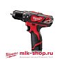 Шуруповерт аккум. Milwaukee M12BDD-202C