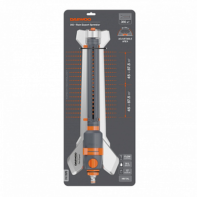 dws 2070 дождеватель металлический 350 rain expert daewoo