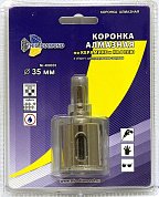 400035 коронка trio-diamond алмазная 35мм по керамике и кафелю с центрирующим сверлом