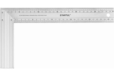 st3525-030 угольник столярный стальной startul profi 300мм