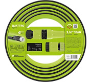 шланг cellfast quattro 1/2 15м + комплект соед.