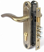 замок врезной apecs 1027/60-ab