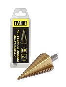 сверло ступенчатое гранит 4-39мм, сталь м2