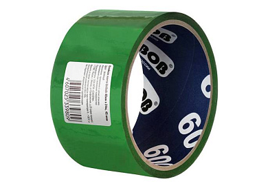 скотч упаковочный unibob 48мм 24м зеленый (55751)