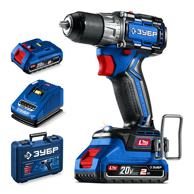 db-50-22 акк.дрель зубр 20в li-ion кейс