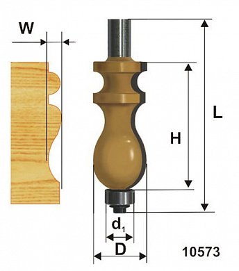 10573 фреза энкор кромочная фигурная