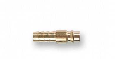 соединитель eco быстросъемный папа/ёлочка 8мм латунь