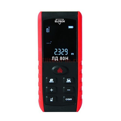 дальномер elitech лд80н