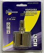 400045 коронка алмазная trio-diamond 45мм по керамике и кафелю с центрирующим сверлом.