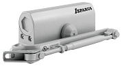 доводчик дверной нора-м 430f isparus с фиксацией серый морозостойкий 50-110кг