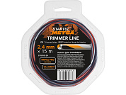 st6160-24 леска startul metsa 2,4мм 15м витой круг