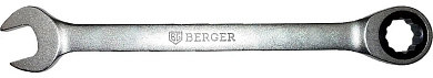 ключ  комб. berger 17мм с трещоткой bg1104