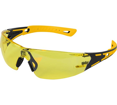 89192 очки защитные denzel поликарбонат желтые