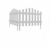 65035 забор декоративный "барокко" 45х300см белый