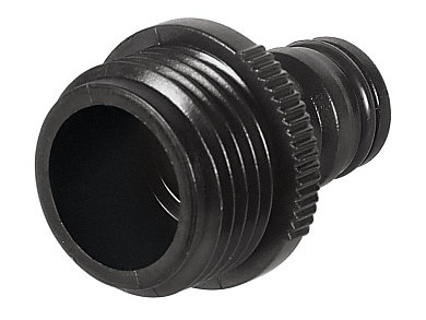 12726 коннектор truper пластиковый 3/4 папа click-m