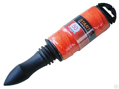 st1200-50 шнур нейлоновый разметочный startul на катушке 50м