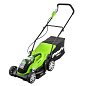 2501907UA Аккумуляторная газонокосилка 35см Greenworks G40LM35K2