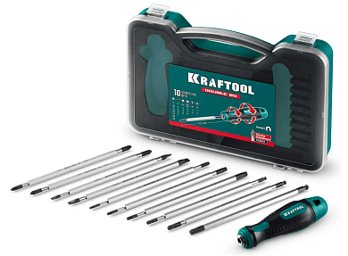 25817 набор отверток переставных kraftool из 20шт