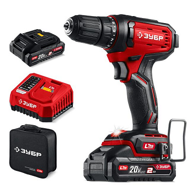 дш-40-22 акк.дрель зубр 20в li-ion