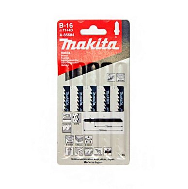 пилки для лобзика 5 шт b-16 makita a-85684