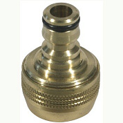 4246-55026b переходник "соединитель-шланг" латунная, 3/4