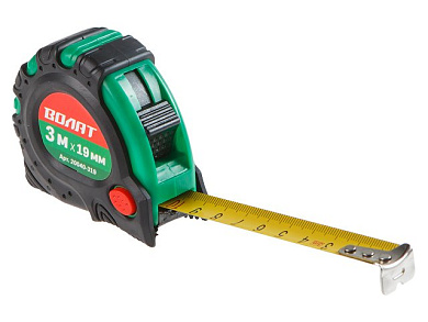 рулетка волат 3м 19мм обрезиненный корпус 20040-319