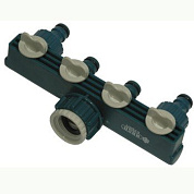 4250-55257c распределитель четырехканальный "резьба внеш-наконечник" 3/4"-1"