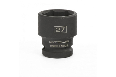 13928 головка ударная stels 27мм 1/2"