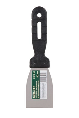 34040-60 шпатель фасад. нерж. с пласт. ручкой  60мм волат