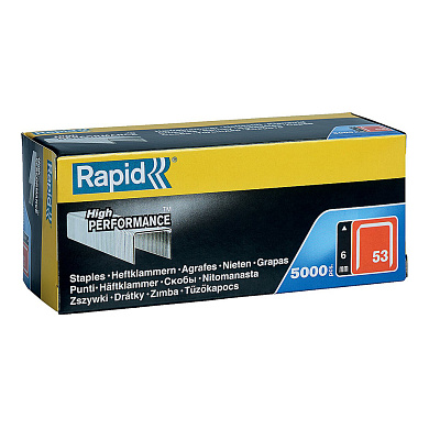 11856250 скобы rapid тип 53 6мм 5000шт