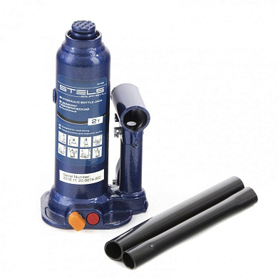 51160 домкрат stels бутылочный гидравлический 2т 178-338мм