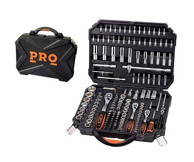 pro-172 набор головок и бит 172пр. 1/4",3/8",1/2" pro startul