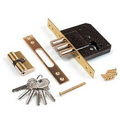 замок врезной apecs 91/60-g (91g/60)